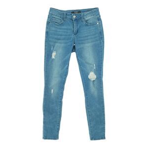 BEBE Women's 27 Distressed Skinny Jeans